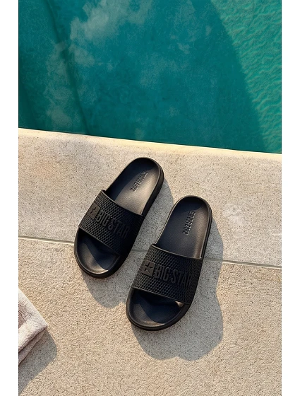 Pánské Pantofle Na Pěnové Podešvi Big Star SS174356 Černé