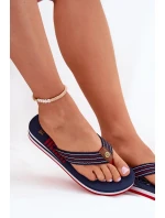 Dámské žabky na klínku Big Star – tmavě modré Dámské žabky na klínku Big Star – tmavě modré