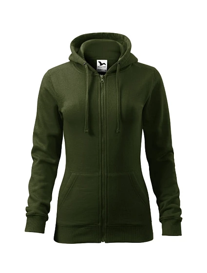Trendy Zipper mikina dámská military Trendy Zipper mikina dámská military