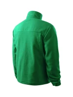 Jacket fleece pánský středně zelená