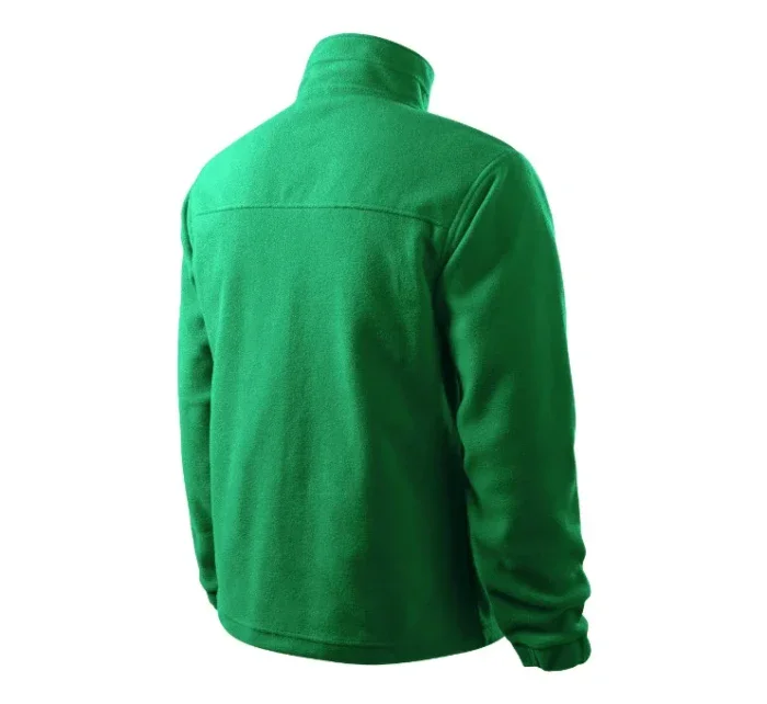 Jacket fleece pánský středně zelená