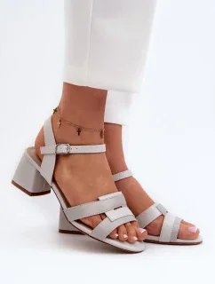 Sandály na podpatku  model 197094 Step in style