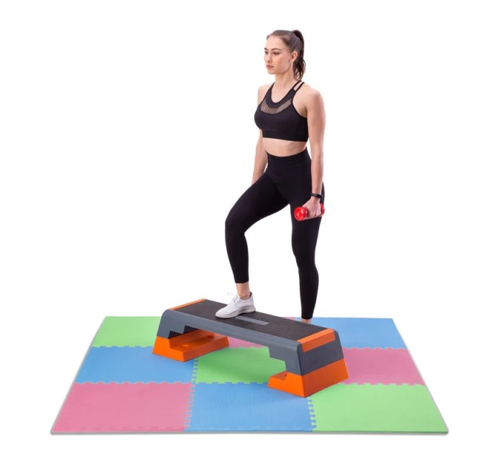 Multipack One Fitness puzzle podložka MP10 zeleno-modro-červená 9 dílků 10 mm Multipack One Fitness puzzle podložka MP10 zeleno-modro-červená 9 dílků 10 mm