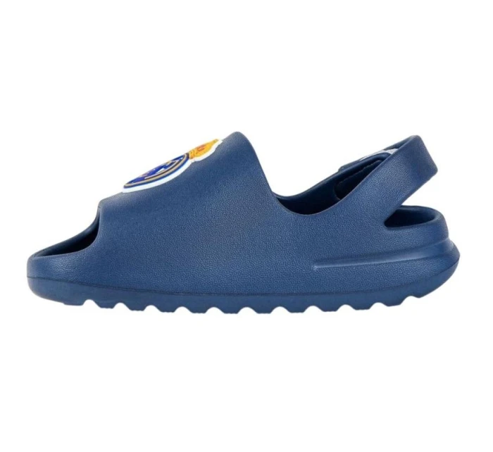 Real Madrid plážové žabky k bazénu modré Jr sandály model 21217154 - Real Madryt Real Madrid plážové žabky k bazénu modré Jr sandály model 21217154 - Real Madryt