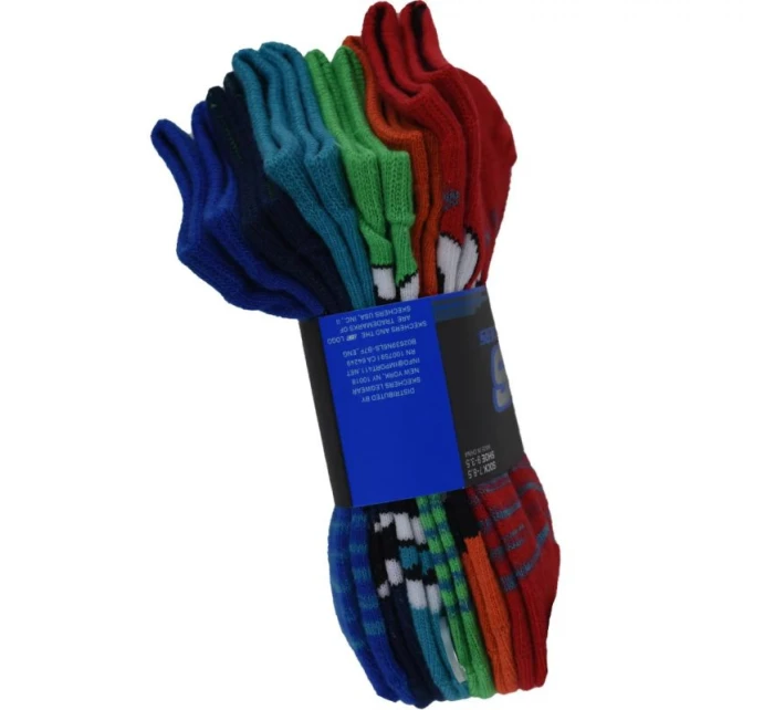 Skechers 6ks chlapeckých nefroté ponožek s nízkým střihem S115172-RDMT Vícebarevné 31-34