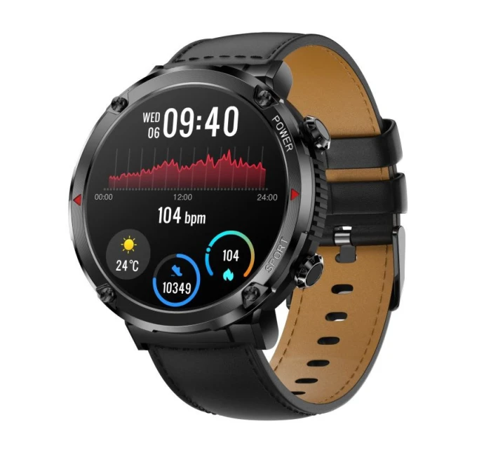 Chytré hodinky Gravity model 21805485 + černý silikonový řemínek Chytré hodinky Gravity model 21805485 + černý silikonový řemínek