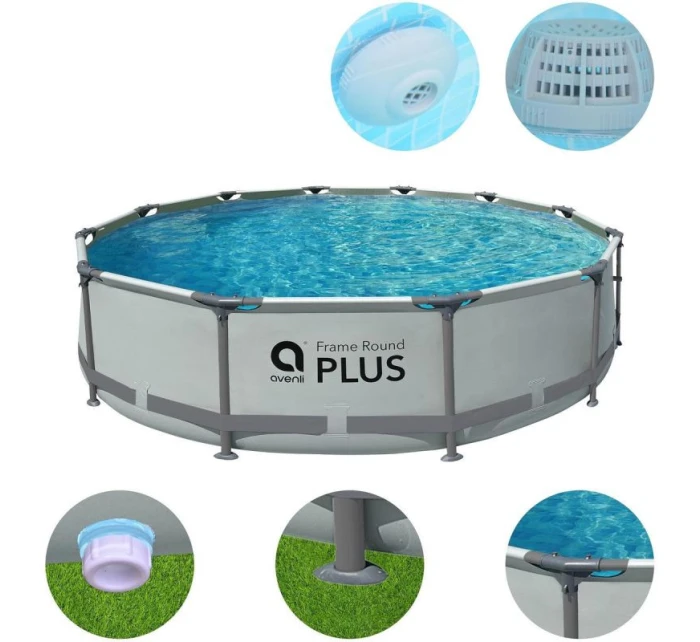 OVÁLNÝ RÁM BAZÉNU 366X76CM ULTRA SILNÝ 12016V63