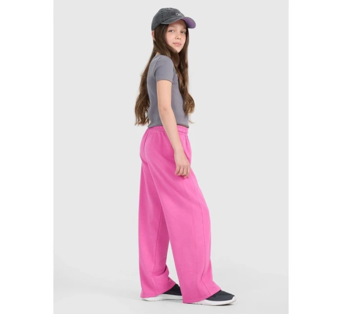 Dívčí tepláky s širokými nohavicemi model 21907174 - 4F Dívčí tepláky s širokými nohavicemi model 21907174 - 4F