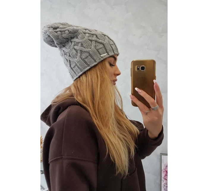 Fleecová čepice Sonia K201 šedá Fleecová čepice Sonia K201 šedá