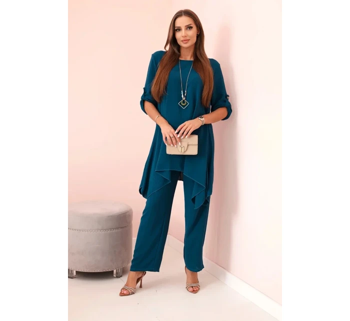 Sada halenky + kalhot s přívěskem námořní