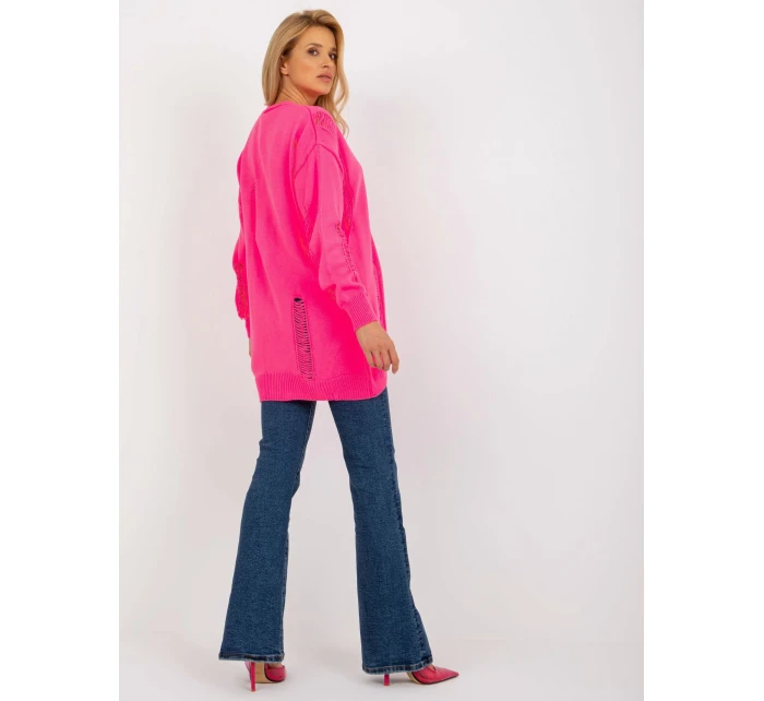 Dámský kardigan LC SW model 18132631 fluo růžová - FPrice