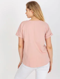 Tričko RV TS 7776.02P světle růžová