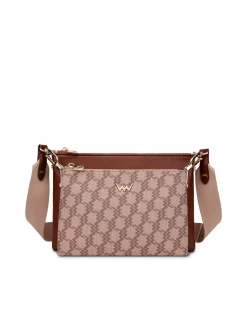 Dámská dvojitá kabelka Vuch Clasie MN Cappuccino