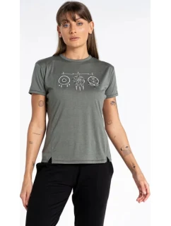 Dámské tričko DWT589 Unwind Tee DDH khaki - Dare2B