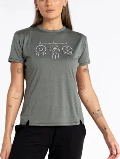 Dámské tričko DWT589 Unwind Tee DDH khaki - Dare2B