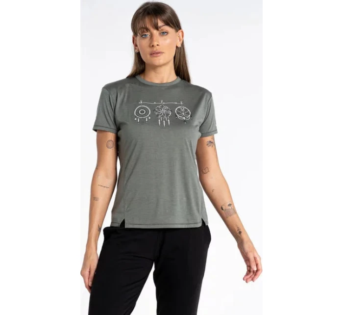 Dámské tričko DWT589 Unwind Tee DDH khaki - Dare2B Dámské tričko DWT589 Unwind Tee DDH khaki - Dare2B