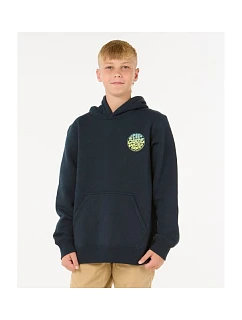 Mikina RIP CURL Wetsuit Icon Hood-Kid, tmavě modrá