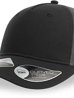 Atlantis Headwear Zion 5 panelová Trucker kšiltovka 33.0120 black/dark grey