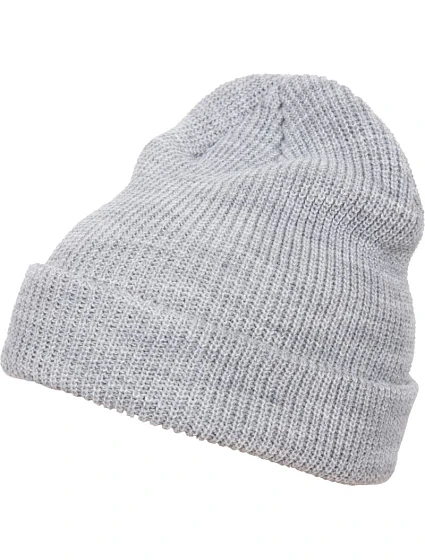 Dlouhá pletená čepice heather grey model 22412058 - Flexfit Dlouhá pletená čepice heather grey model 22412058 - Flexfit