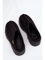 Dámské nízké sněhule na platformě černé model 21772420 - Boto