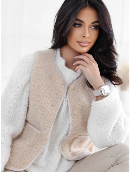 Kamizelka CS KZ model 21937170 jasny beżowy - FPrice