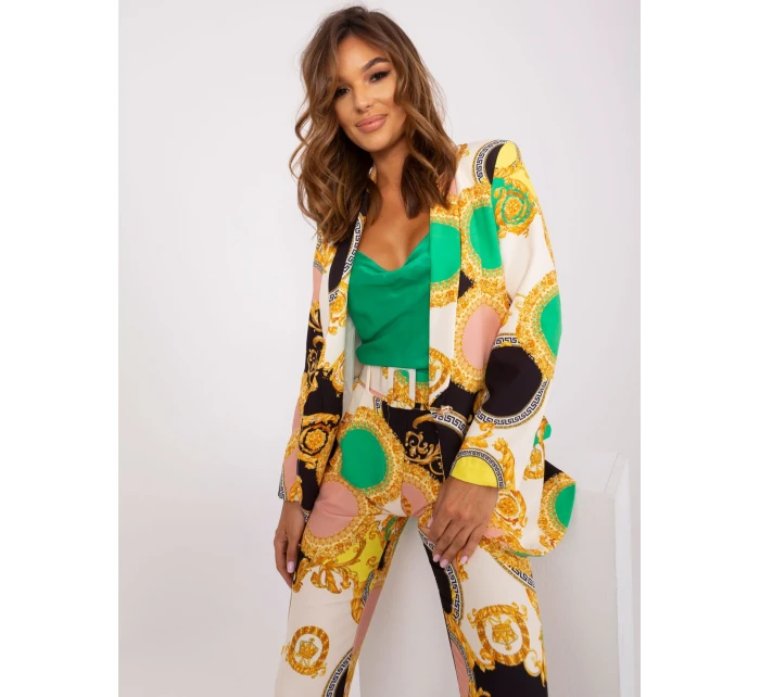 Marynarka DHJ MA model 18725629 czarno beżowy - FPrice