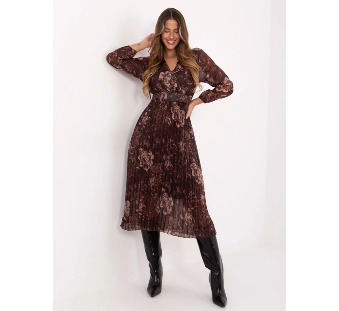 Šaty IT SK 11389 2.12P hnědé Šaty IT SK 11389 2.12P hnědé