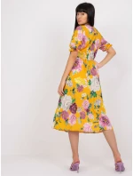 Sukienka LK SK model 22027550 ciemny żółty - FPrice