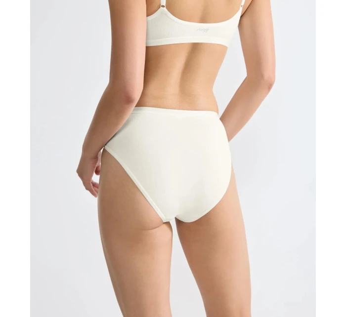 Dámské kalhotky GO Daily Cotton Tai - WHITE - bílé 00GZ - SLOGGI