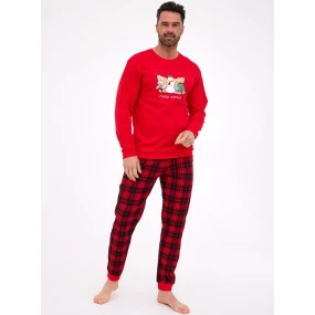 Pyžamo Cornette 115/289 Winter long/r Christmas S-2XL pánské