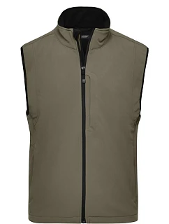 JN 136 Pánská 3vrstvá softshellová vesta model 22485650 olive - Daiber