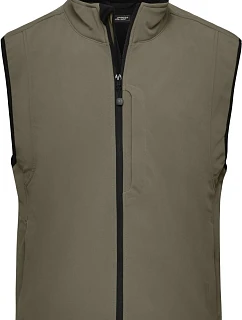 JN 136 Pánská 3vrstvá softshellová vesta model 22485650 olive - Daiber