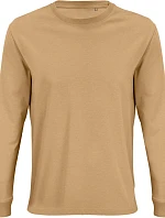 SOL'S Pioneer LSL Tričko s dlouhým rukávem z bio bavlny 25.3982 dark beige