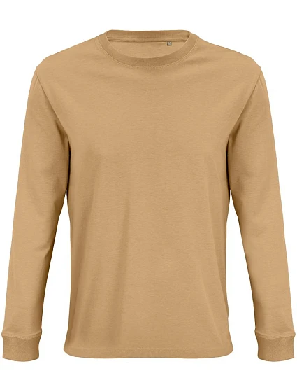 SOL'S Pioneer LSL Tričko s dlouhým rukávem z bio bavlny 25.3982 dark beige SOL'S Pioneer LSL Tričko s dlouhým rukávem z bio bavlny 25.3982 dark beige