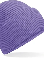 Beechfield B 385R Pletená čepice s manžetou "Recycled" 53.385R violet