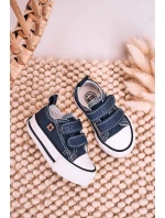 Dětské Tenisky Na Suchý Zip BIG STAR model 21545397 Tmavě Modré - Big Star Shoes Dětské Tenisky Na Suchý Zip BIG STAR model 21545397 Tmavě Modré - Big Star Shoes