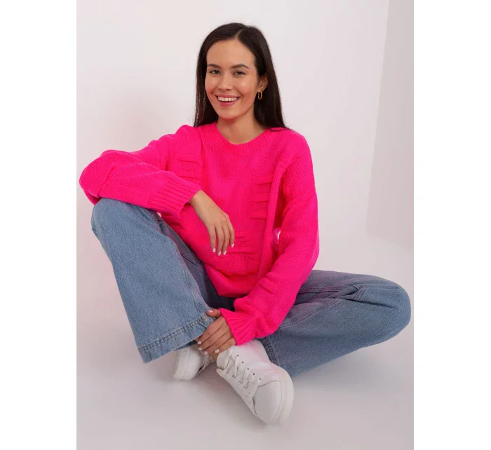 Jumper BA SW 8053.31 fluo růžový Jumper BA SW 8053.31 fluo růžový