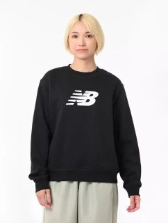 Mikina New Balance Sport Fleece Logo Crew Bk W WT43526BK