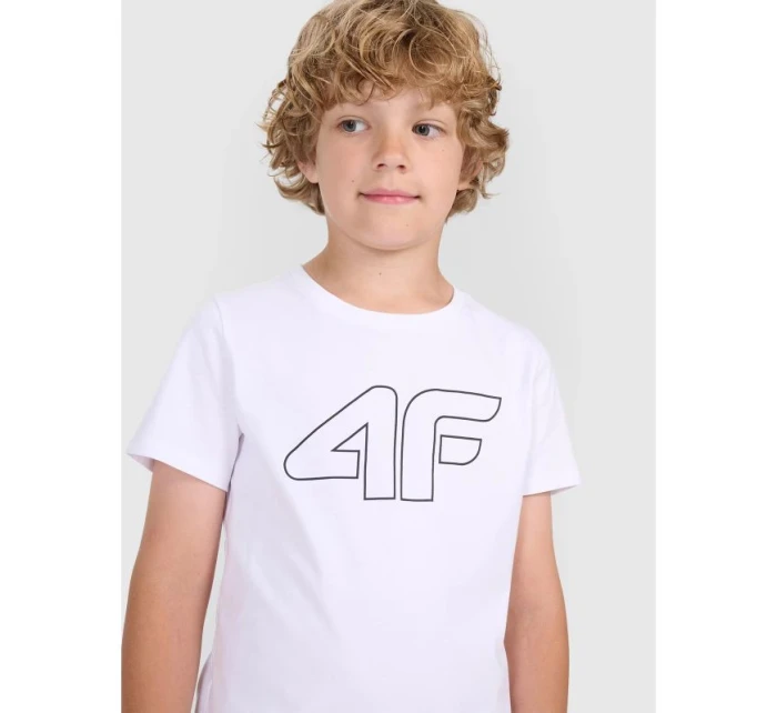 Chlapecké tričko s potiskem 4F Junior 4FJWMM00TTSHM2331-10S