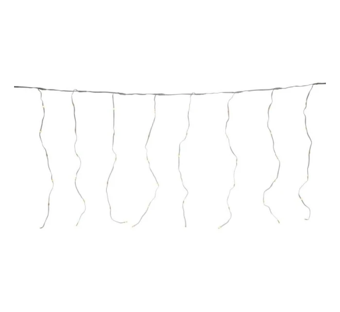 VÁNOČNÍ STROMEK SVĚTLA VENKOVNÍ/VNITŘNÍ SVĚTELNÝ ZÁVĚS 120 VEDL 300X60CM S DÁLKOVÝM OVLÁDÁNÍM TEPLÁ BÍLÁ