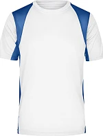 Daiber JN 306 Pánské běžecké tričko 02.0306 white/royal blue
