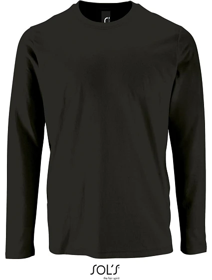 SOL'S Imperial LSL Men Pánské tričko s dlouhým rukávem 25.2074 deep black SOL'S Imperial LSL Men Pánské tričko s dlouhým rukávem 25.2074 deep black