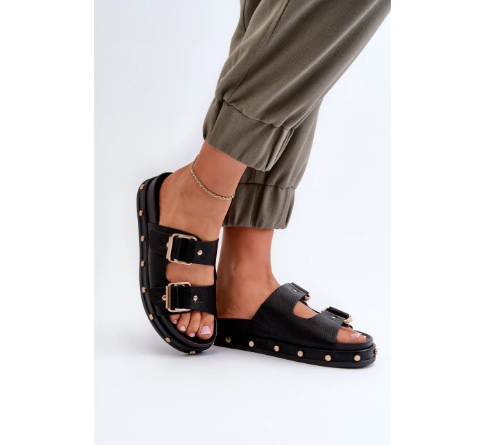 Dámské sandály na platformě Big Star NN27402 černé Dámské sandály na platformě Big Star NN27402 černé