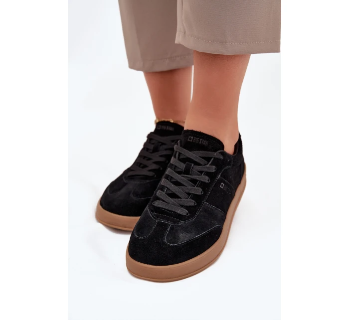 Dámské Semišové Tenisky Big Star model 21705765 HIPOLY SYSTEM Černé - Big Star Shoes Dámské Semišové Tenisky Big Star model 21705765 HIPOLY SYSTEM Černé - Big Star Shoes