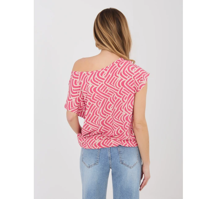 T shirt D12110M02646E koralowy