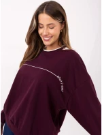 Bluza RV BL model 21480360 bordowy - FPrice Bluza RV BL model 21480360 bordowy - FPrice