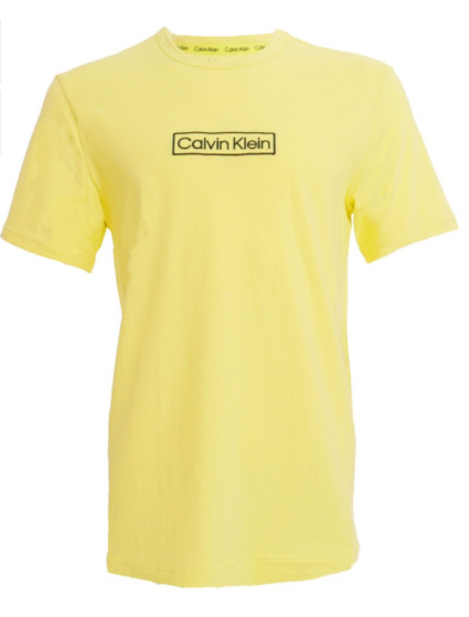 Pánské triko s krátkým rukávem NM2268E ZJB žlutá - Calvin Klein
