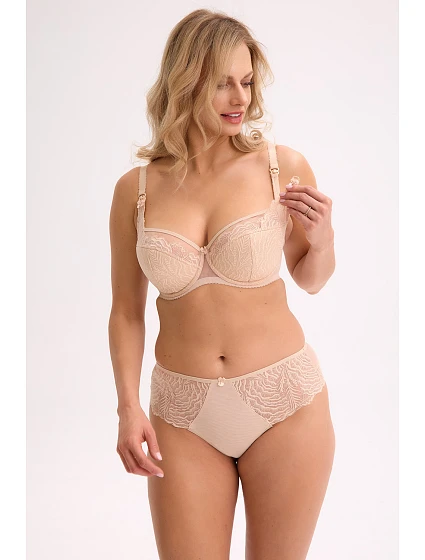 Dámská kojící podprsenka model 21494810 Béžová - Gaia Dámská kojící podprsenka model 21494810 Béžová - Gaia