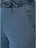 Spodnie damskie z niebieskie model 22016773 - FashionStreet Spodnie damskie z niebieskie model 22016773 - FashionStreet