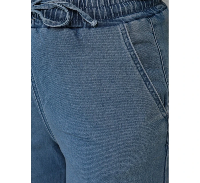 Spodnie damskie z niebieskie model 22016773 - FashionStreet Spodnie damskie z niebieskie model 22016773 - FashionStreet